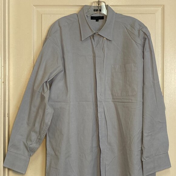 Tommy Hilfiger Men's Long Sleeve Blue Dress Shirt sze 18 34/35 - Picture 1 of 1